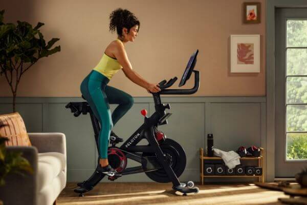 peloton bike plus in use