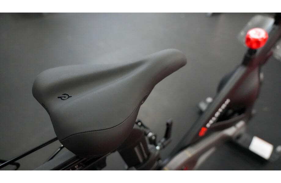 peloton bike seat close up