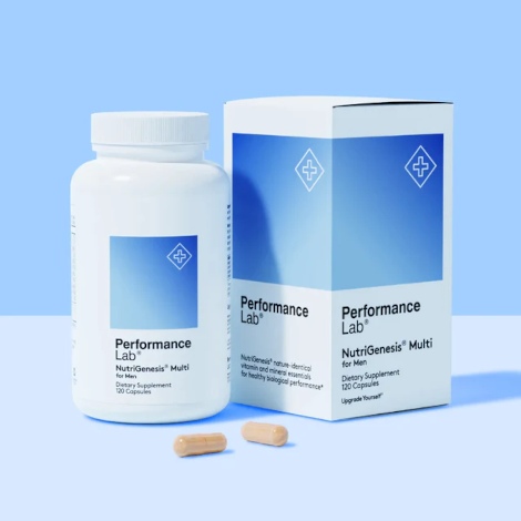 Bottle of Performance Lab NutriGenesis Multi for Men