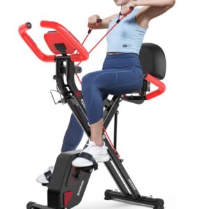 Pooboo folding exercise bike