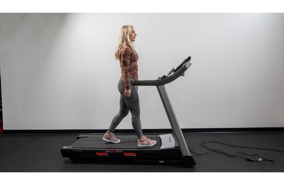 pro form carbon t10 treadmill woman walking