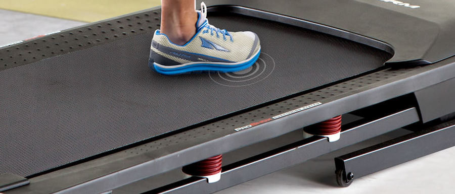 An image of the ProForm 520 ZN treadmill deck