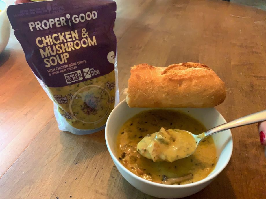 Proper Good Chicken And Mushroom Soup