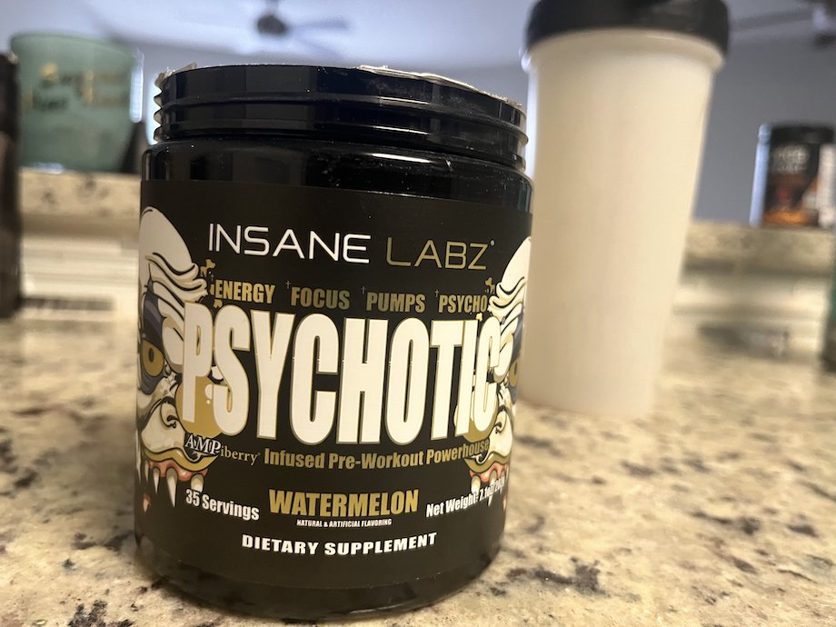 Psychotic Pre Workout Review 2024