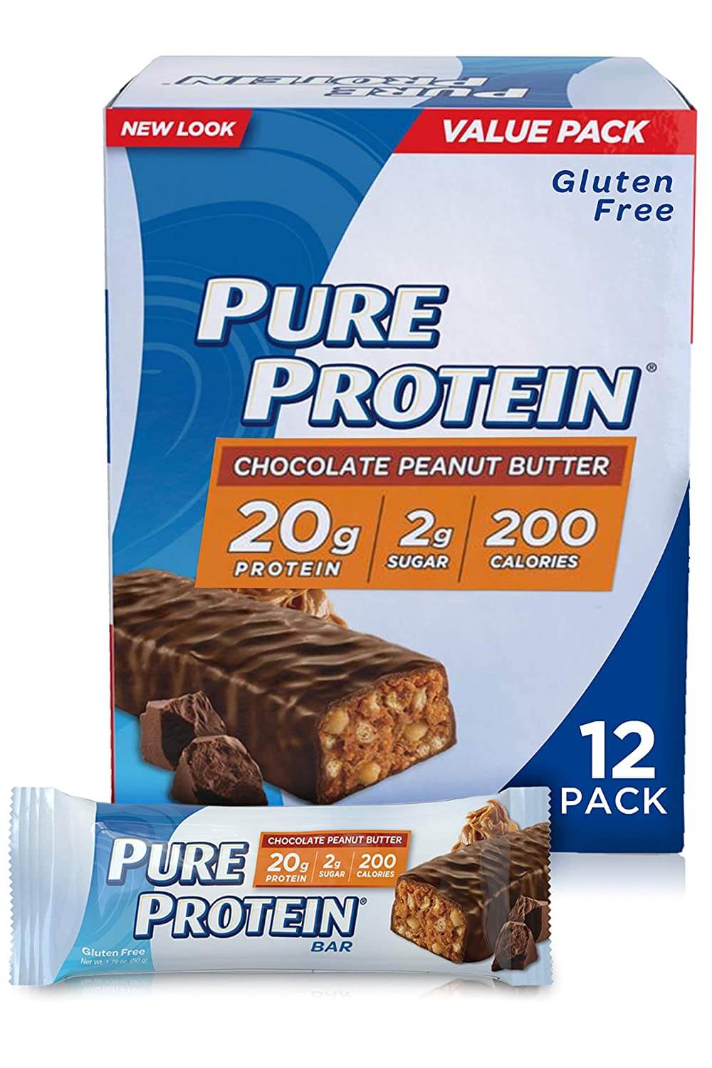 Ready® Clean Protein Bar, Chocolate & Peanut Butter, 20 Count Mini Bars 