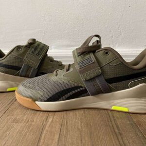 Reebok Lifter PR 2 weightlifting shoes in army green