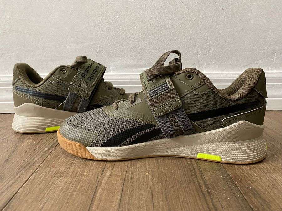 Reebok Lifter PR 2 weightlifting shoes in army green