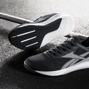 Reebok Nano X2 Women's Training Shoe in a gym with a barbell