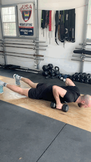 dumbbell renegade row
