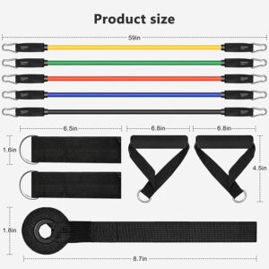 RenoJ Resistance Bands measurements and dimensions