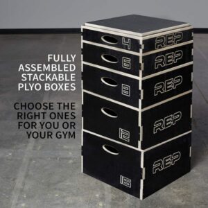 Stackable Soft Foam Plyo Box, REP Fitness