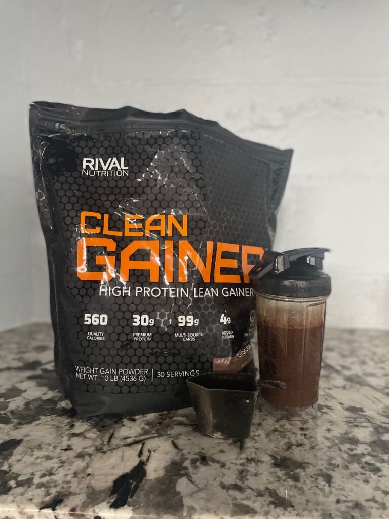 An image of Rival Nutrition Clean Gainer mass gainer