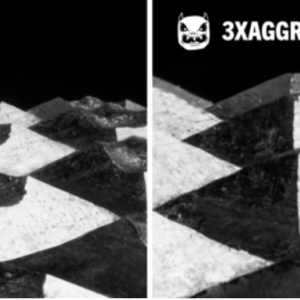 Image comparing 2x vs 3x aggro knurling