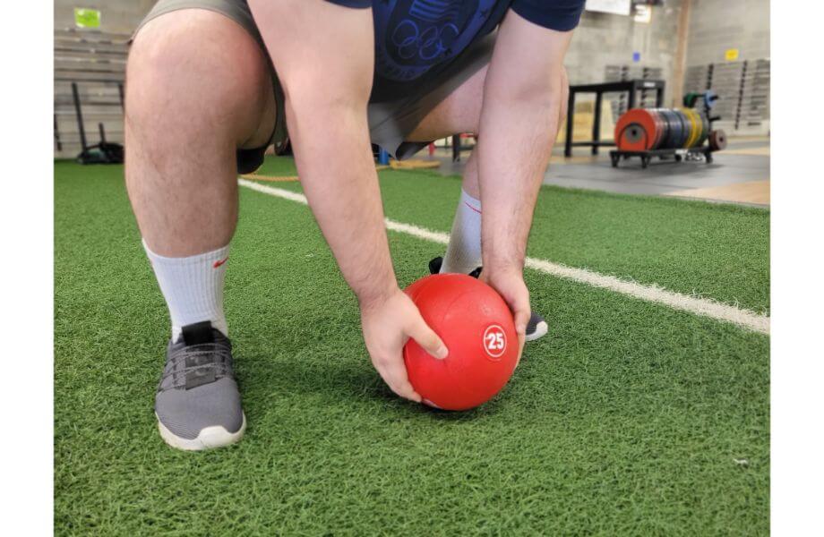 rogue echo ball being picked up