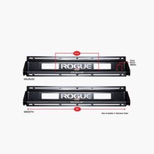 Two Rogue Jammer Pull Up Bars with measurements.