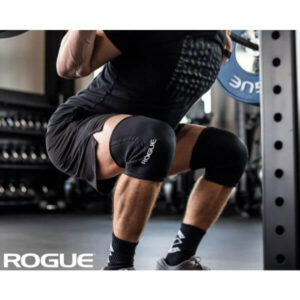 rogue knee sleeve worn in gym
