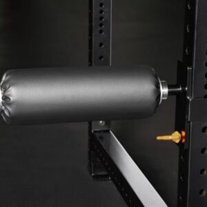 Shows the Rogue Monster Lite Rack Mount Leg Roller