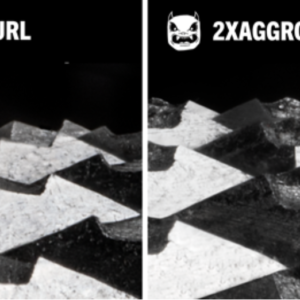 Rogue Aggro knurling comparison