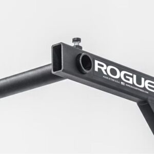 Closeup of steel tubing on Rogue P-4 pull-up system