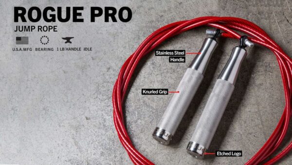 Product image of the Rogue Pro weighted jump rope