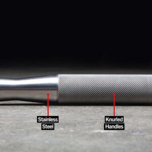 Product image of the Rogue Pro weighted jump rope stainless steel handles