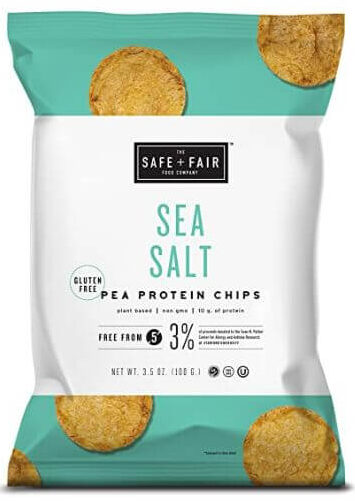 Safe + Fair Pea Protein Chips