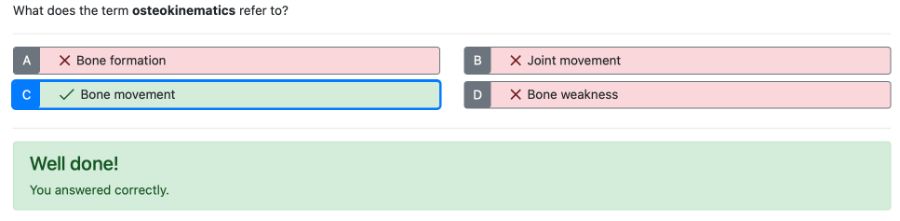 Sample practice exam question