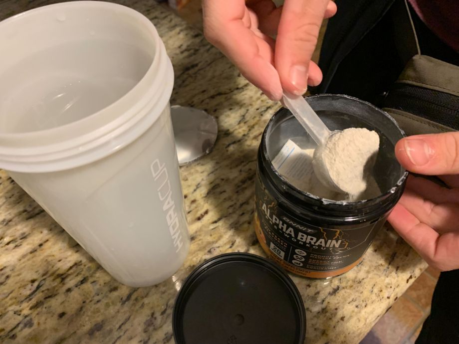 Scoop Of Onnit Alpha Brain Pre Workout