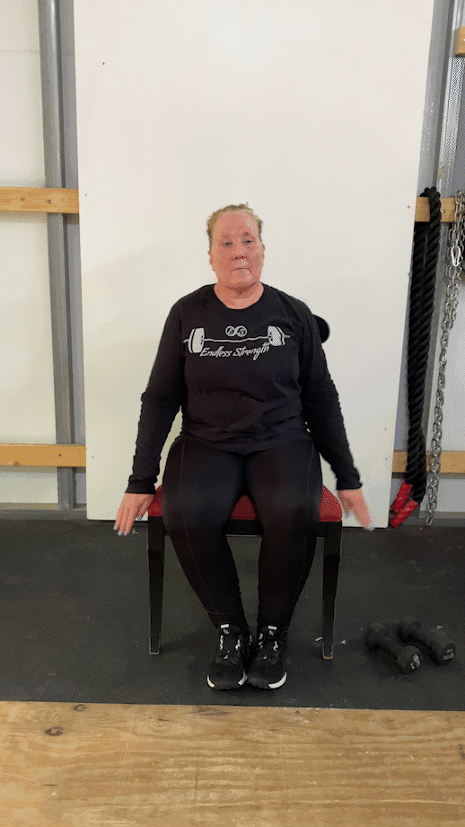 seated arm circles