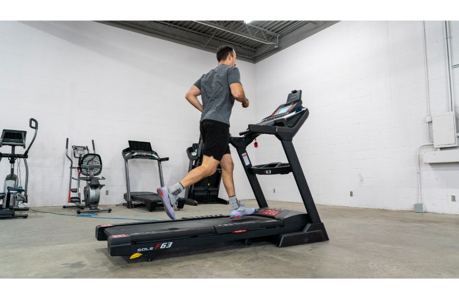 sole f63 treadmill in use