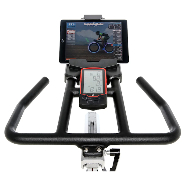 An image of the console on the Sole SB900 exercise bike