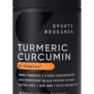 Sports Research Turmeric Curcumin C3 Complex