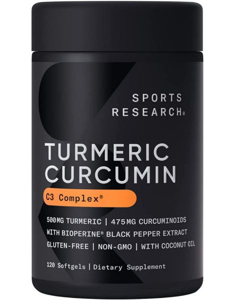 Sports Research Turmeric Curcumin C3 Complex