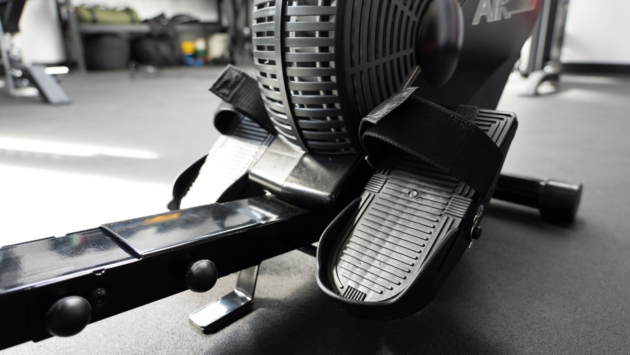 Stamina rowing machine foot pedals