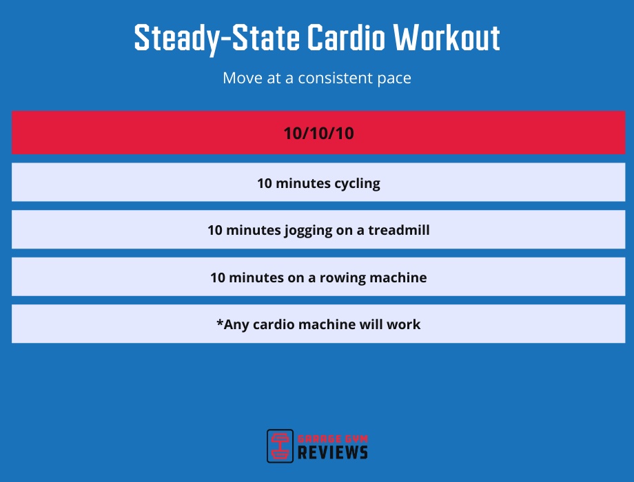steady state cardio workout