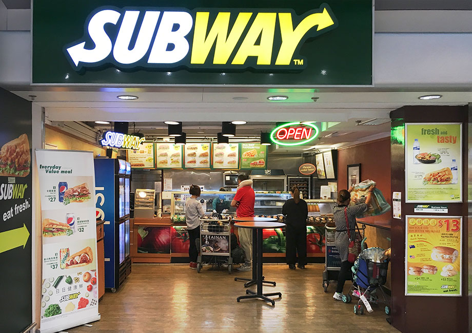 Subway restaurant