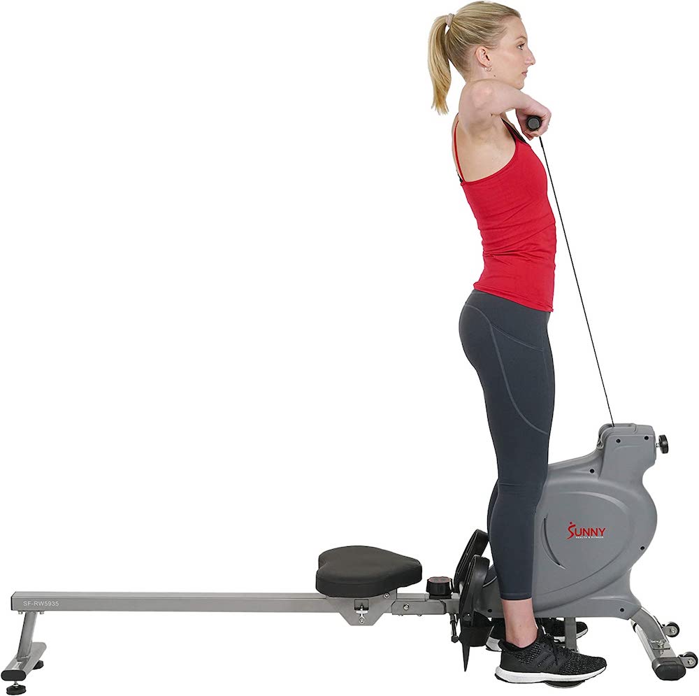 sunny space efficient rower 7