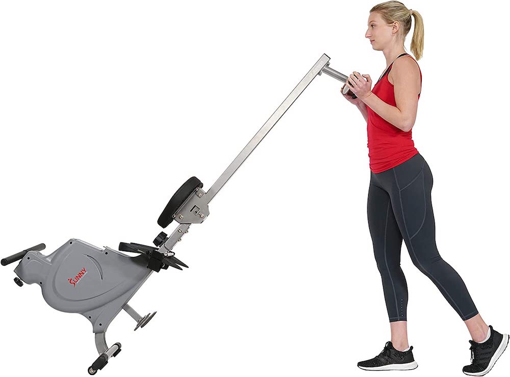 sunny space efficient rower 8