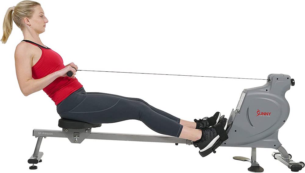 Sunny Health and Fitness Space Efficient Rower Review (2024): Gets the Job Done for Beginners 