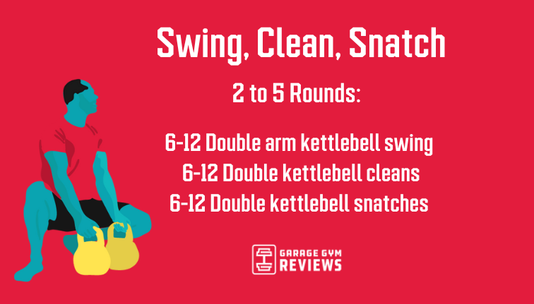 swing clean snatch graphic red background