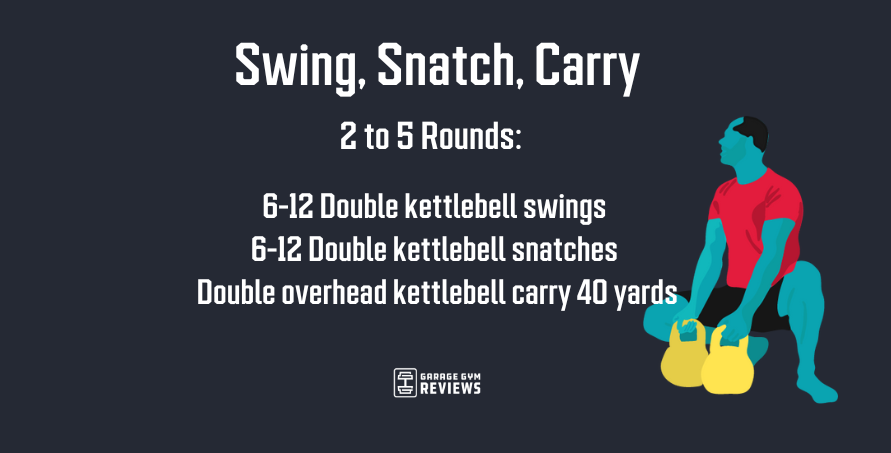 swing snatch carry graphic black background