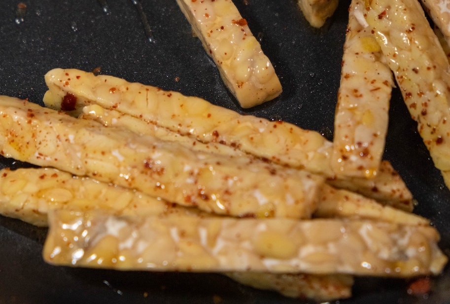 An image of tempeh