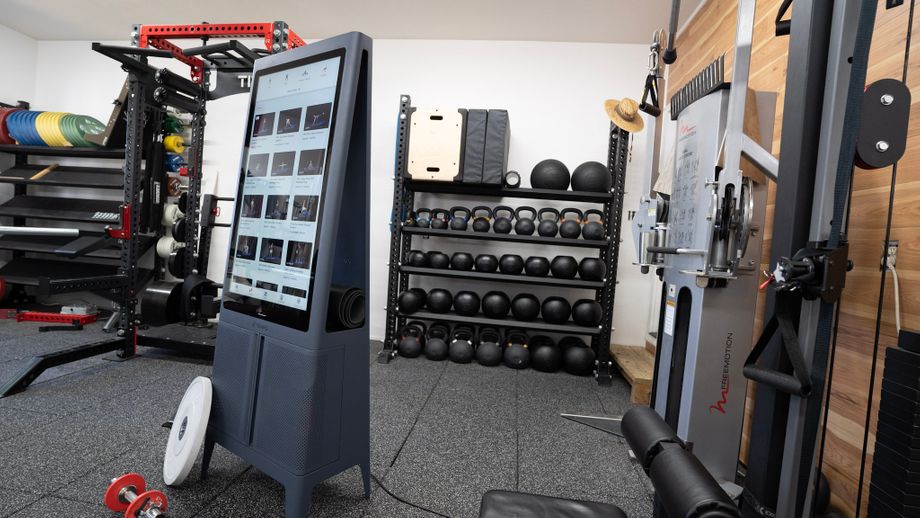 Wide view of Tempo Studio smart home gym