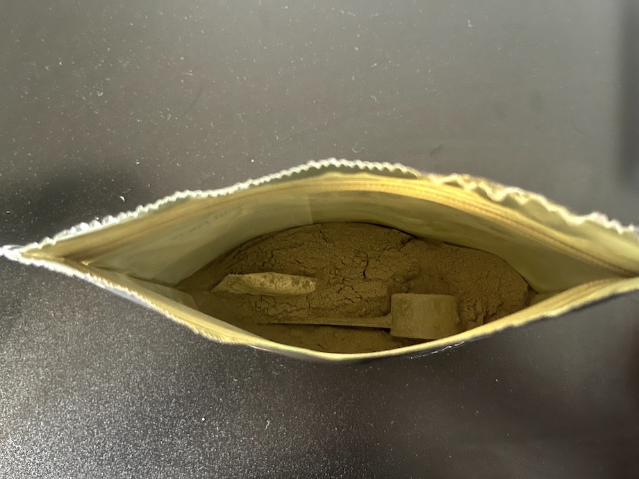 An image of Texas SuperFood powder in the bag