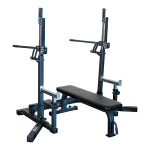 A product image of the Titan Competition Bench and Squat Rack Combo