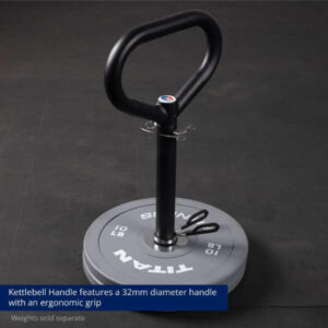 titan fitness hexagon t bell system kettlebell handle