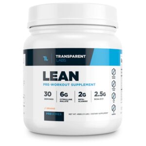 An image of Transparent Labs LEAN pre-workout