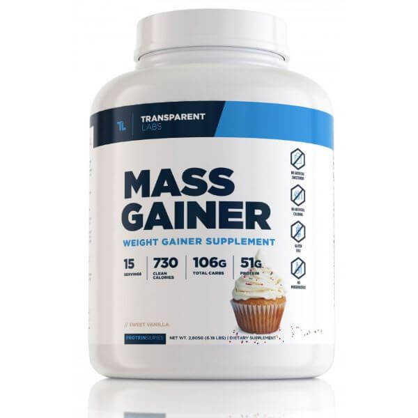 transparent labs mass gainer product photo