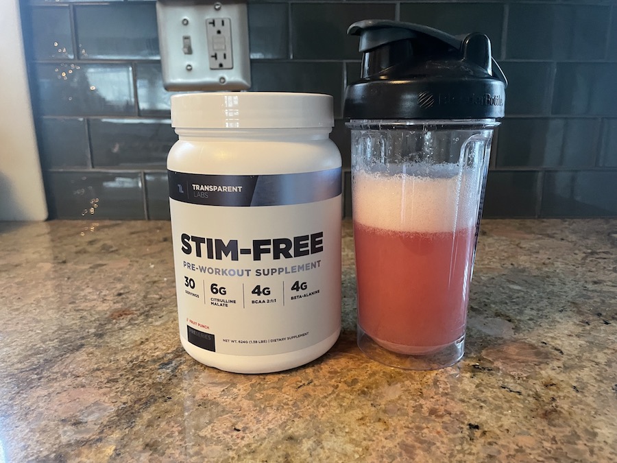 An image of Transparent Labs Stim-Free pre-workout