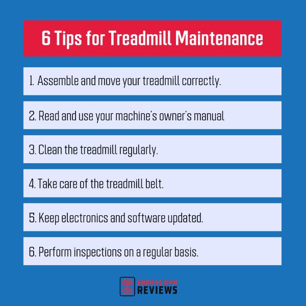 Tips for treadmill maintenance